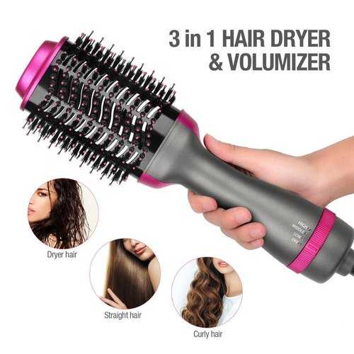 3 In 1 One Step Hot Air Brush (dryer + Styler) - Link Lift Shop
