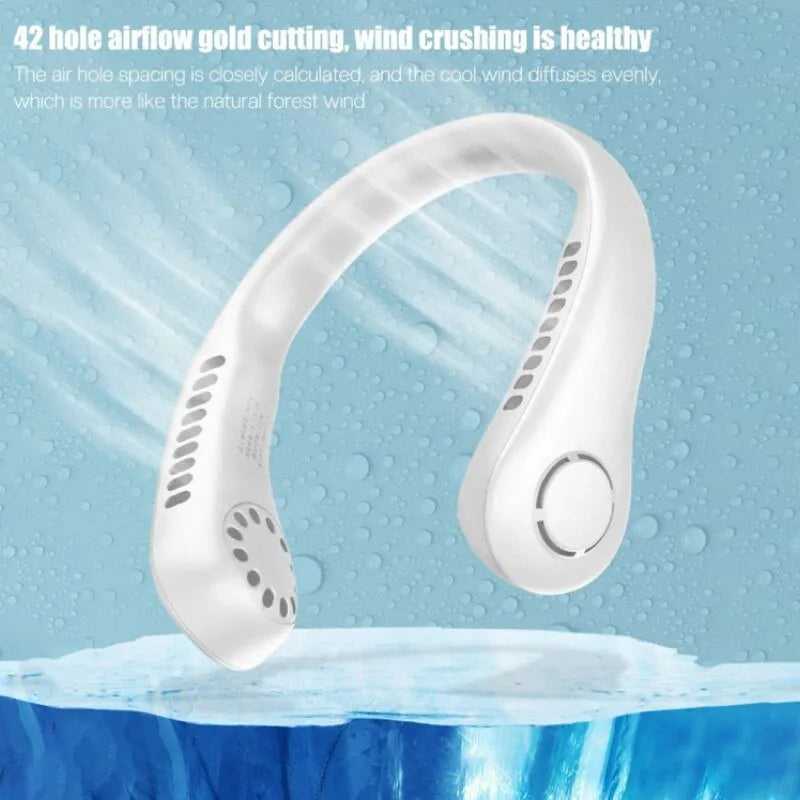 Rechargeable Bladeless Hanging Neck Fan - Link Lift Shop