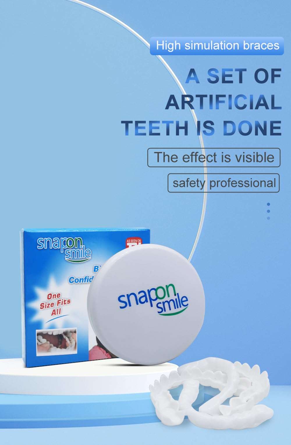 Snap On Smile Braces Teeth Kit - Link Lift Shop
