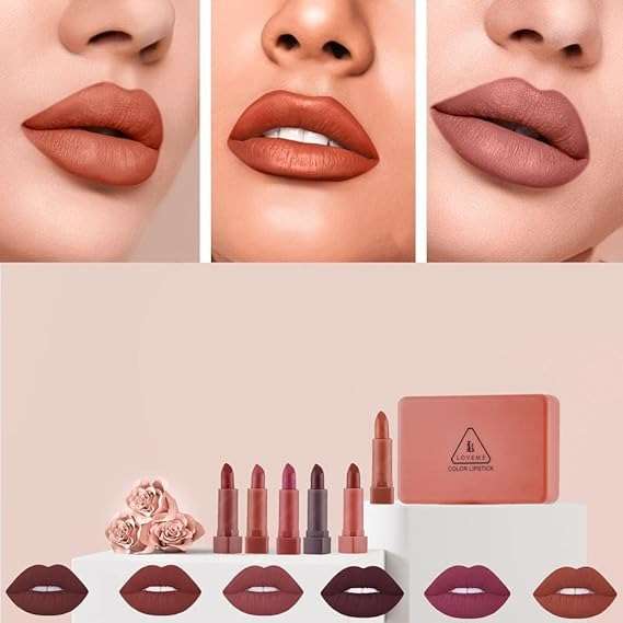 HENG FANG High Quality Makeup Matte Organic Waterproof Lipstick - Link Lift Shop