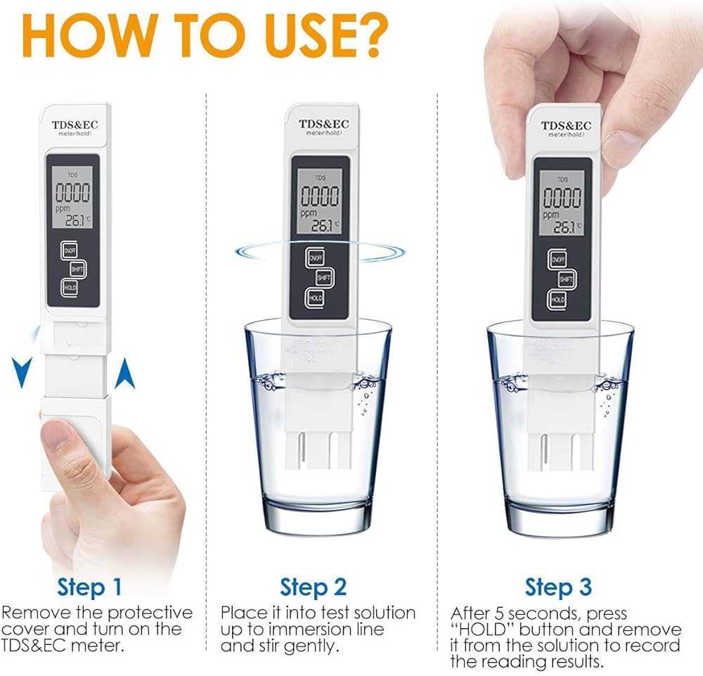 3-in-1 TDS Meter, Digital Water Quality Tester - Link Lift Shop