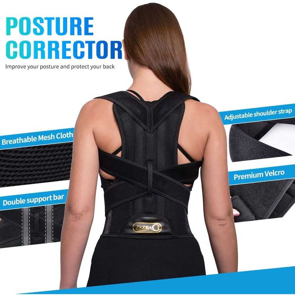 Shoulder & Back Posture Correction Belt || 2 in 1 - Link Lift Shop
