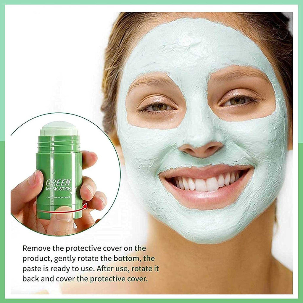 Green Tea Stick Mask for Deep Cleansing and Pore Care | Hydrating Face Masks for Acne and Blackheads - Link Lift Shop