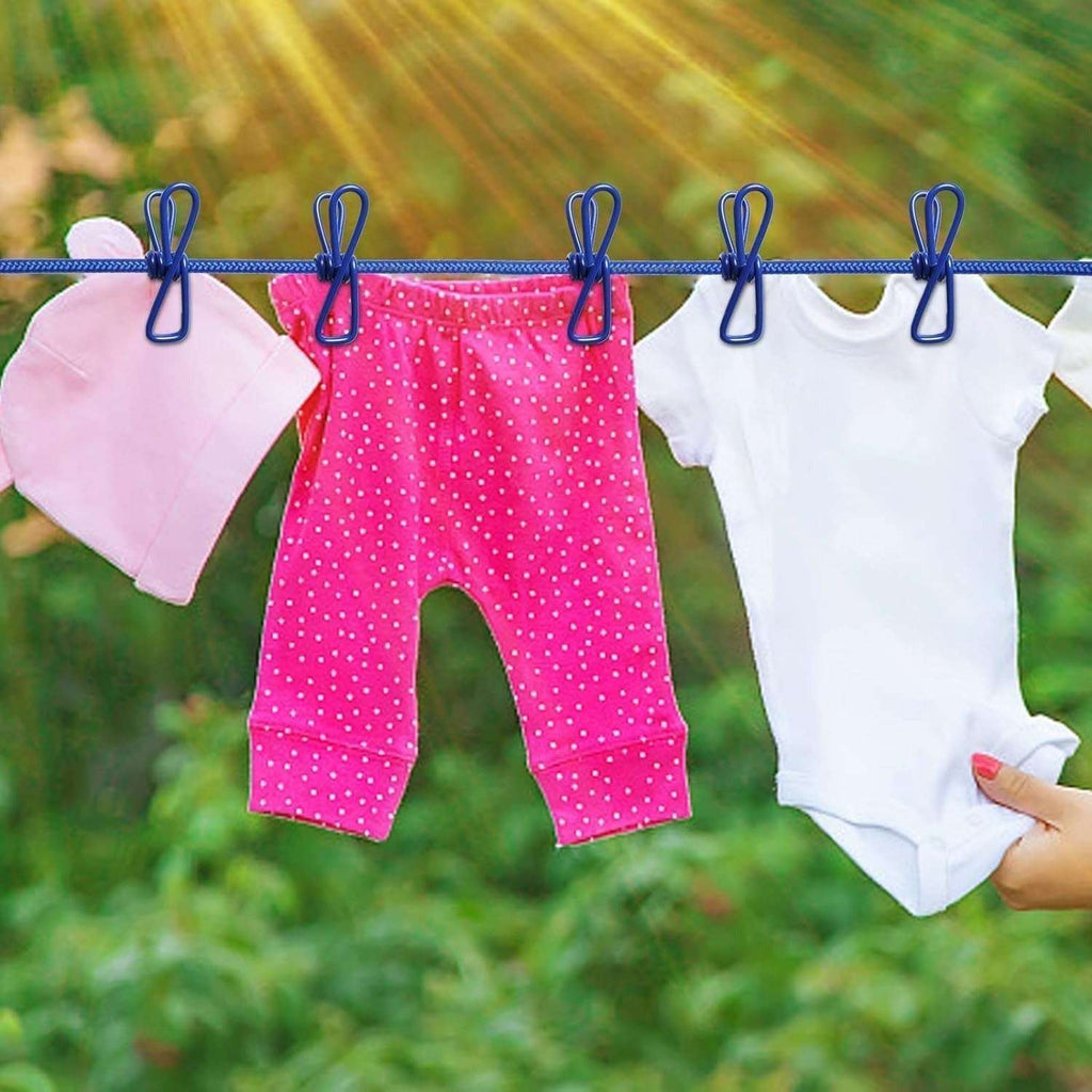 Portable Clothesline Clip – Elastic, Windproof Eco-friendly Cloth Hanging Rope For Travel Home Use | After Stretching It Become - Link Lift Shop