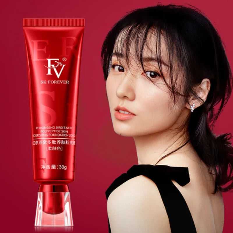 FV Full-Coverage Liquid Foundation – Waterproof, Long-Lasting Matte Finish with Concealer - Link Lift Shop