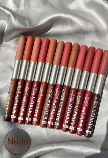 KATHLEEN Pack of 12pcs Long Lasting Eyeliner & lipliner Pencil - Link Lift Shop