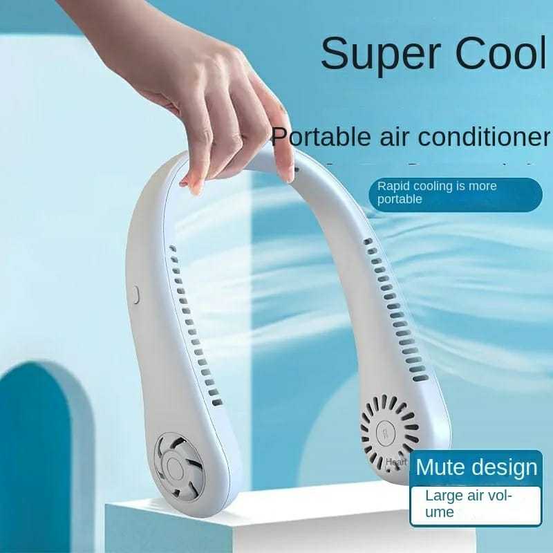 Rechargeable Bladeless Hanging Neck Fan - Link Lift Shop