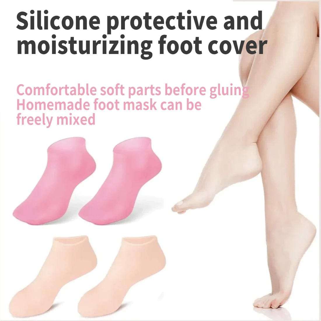 High Quality Silicone Foot Care Socks – Anti-Cracking Moisturizing Gel Socks - Link Lift Shop
