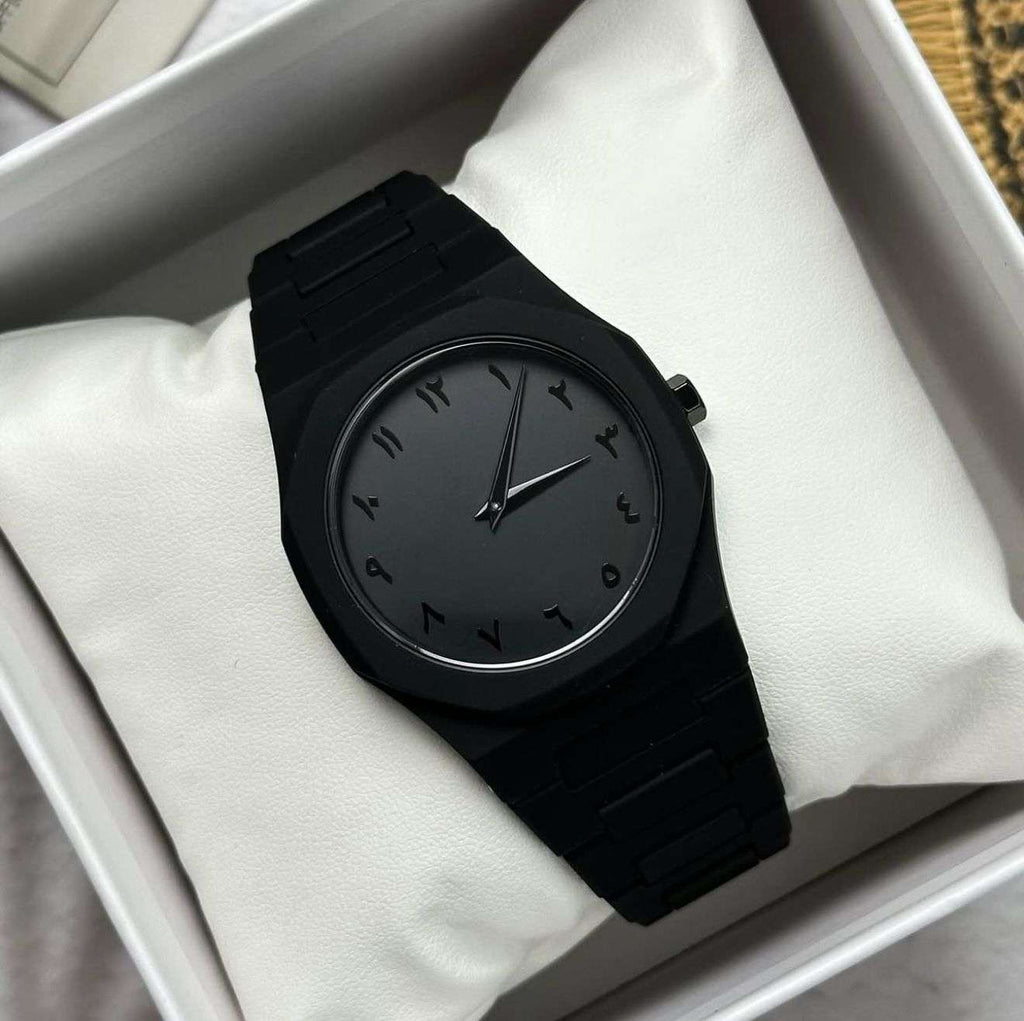 Arabic Aura Stylish Slim Business Watch with Arabic Numeric Dial - Link Lift Shop