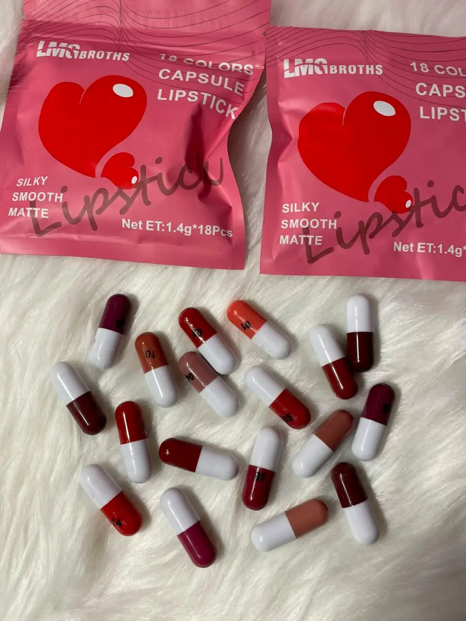 18-Colors Mini Capsule Lipstick Set