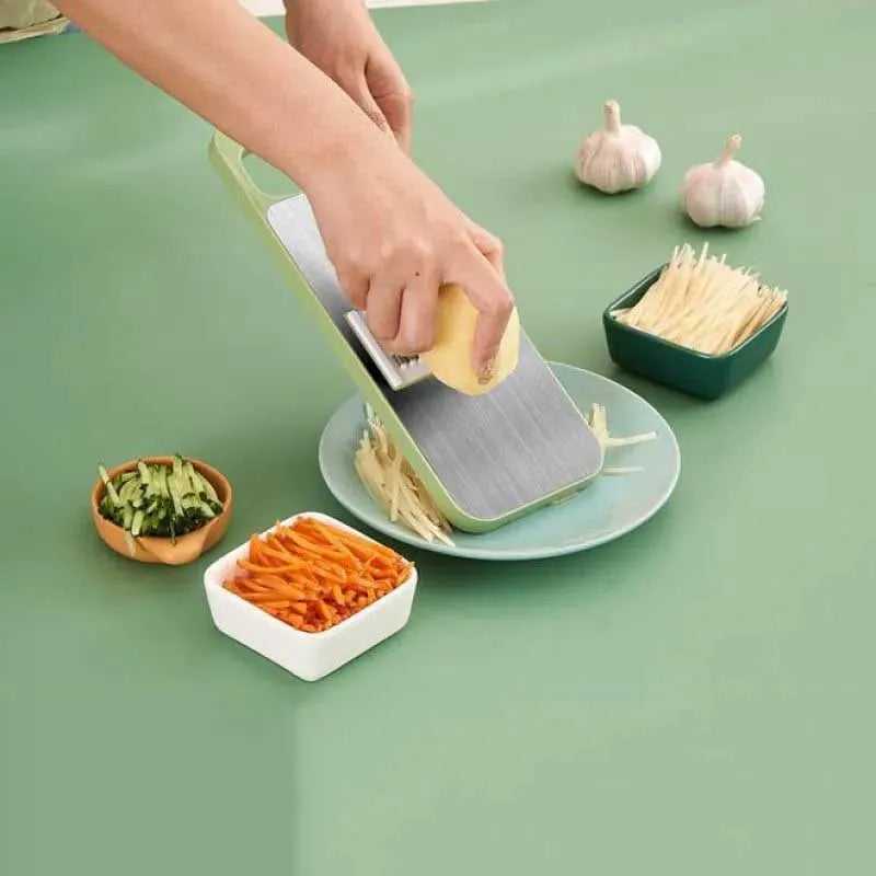 5in1 Vegetable Cutter Stainless Steel Multifunctional Grater For Vegetables Slicers Shredders Peeler (random Color) - Link Lift Shop