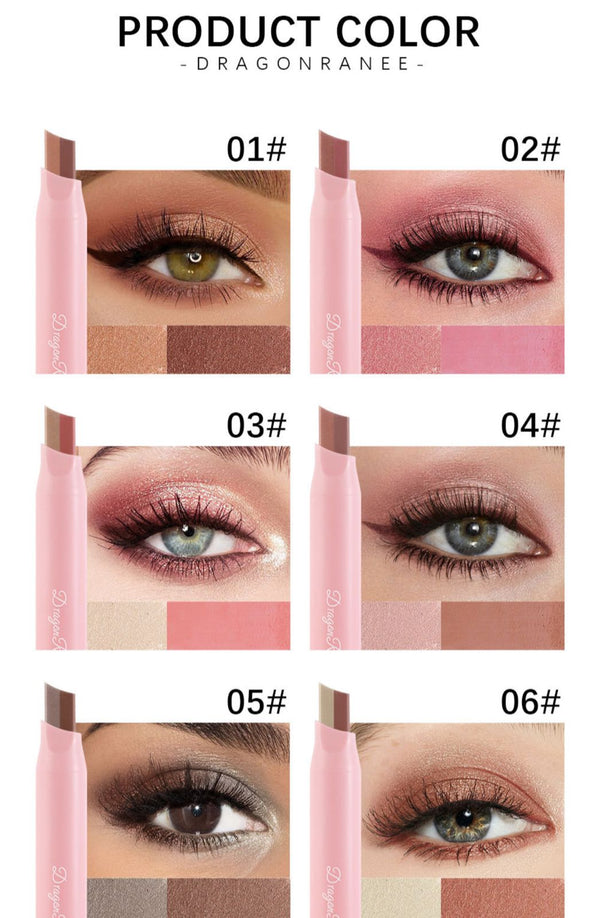 2-in-1 Glitter Gradient Eyeshadow Stick (Pack of 2)