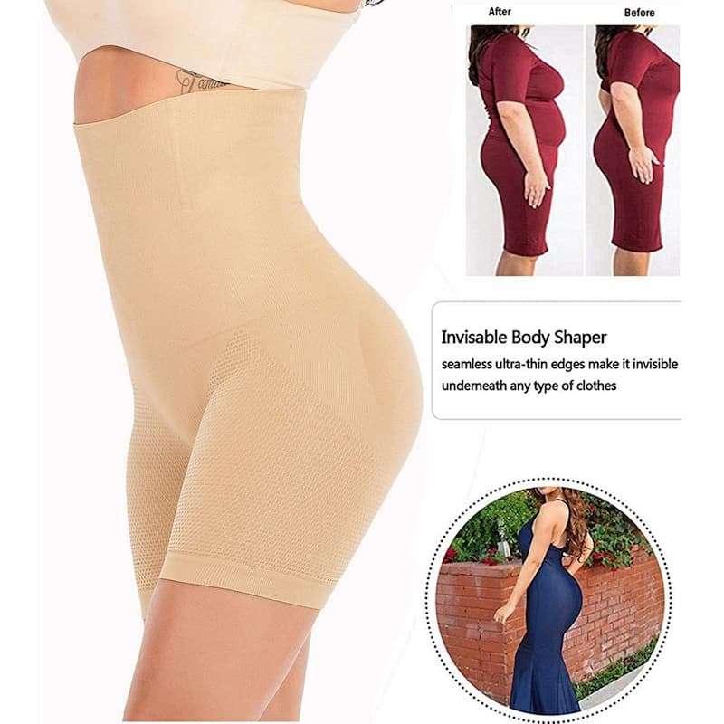 Seamless High-Waist Body Shaper for Tummy & Hip Control - Link Lift Shop