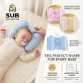 Baby Head Shaping Pillow Hypoallergenic, Flat Head Prevention, Pediatrician Approved