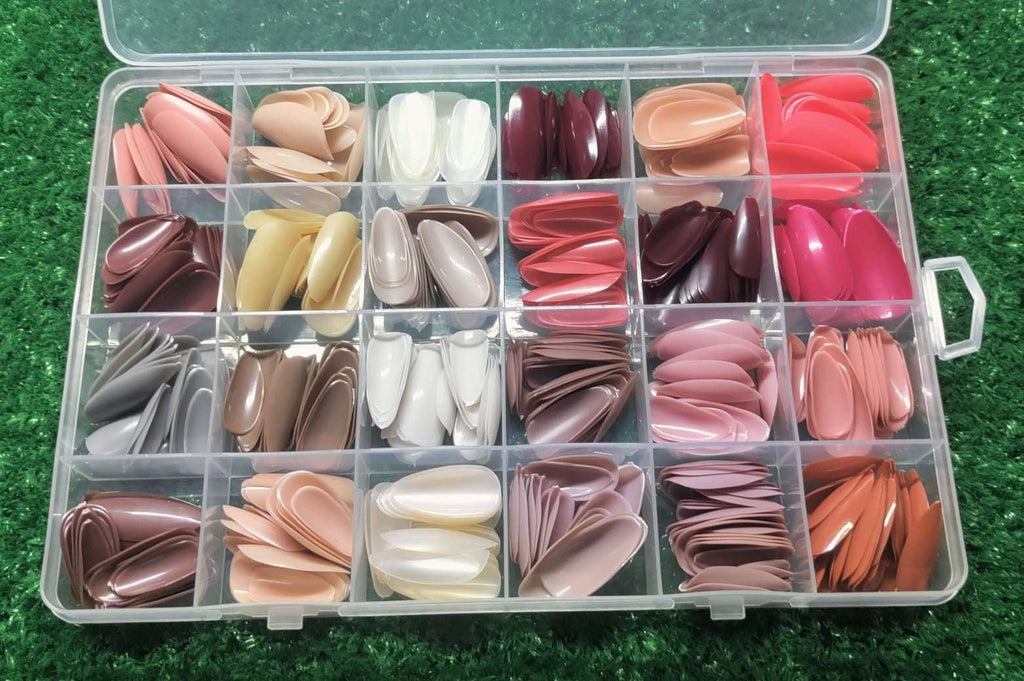 576 Pcs Reusable Fake Nails – Stunning Variety of Colors | Perfect for Girls - Link Lift Shop