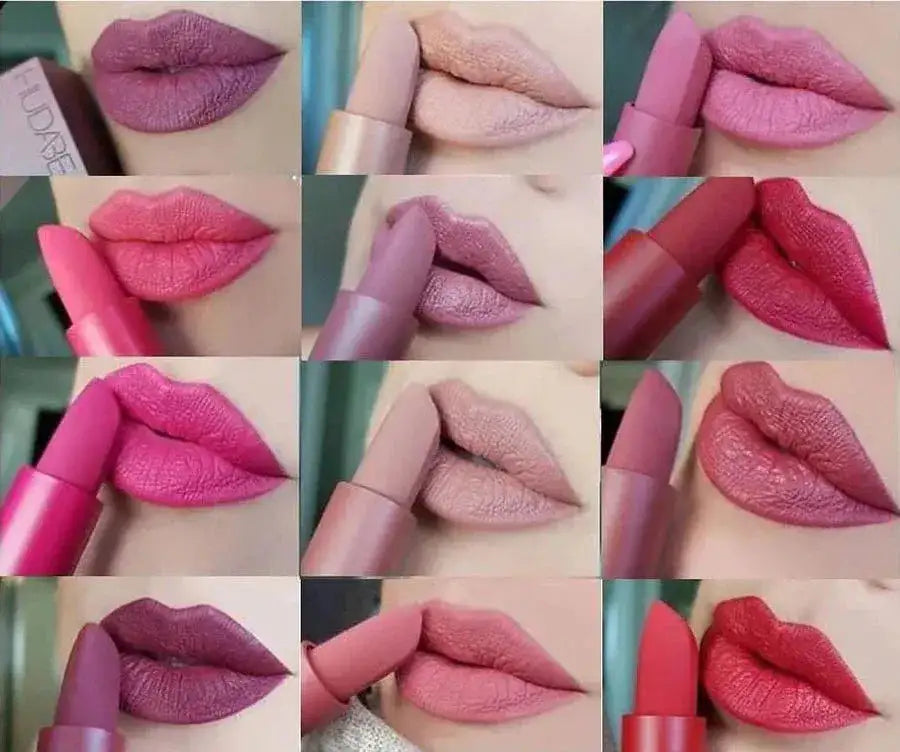 Huda Beauty Matte Lipstick 12 Pcs Set - Link Lift Shop