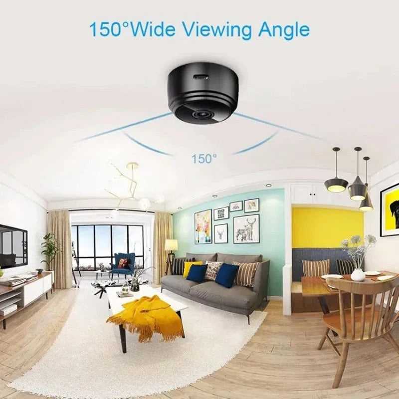 A9 Mini WiFi Wireless Camera – HD Video Recorder with Night Vision & Motion Detection - Link Lift Shop